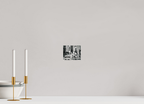 4.9 x 4″, Photo Print Under Acrylic Glass Monochrome 1