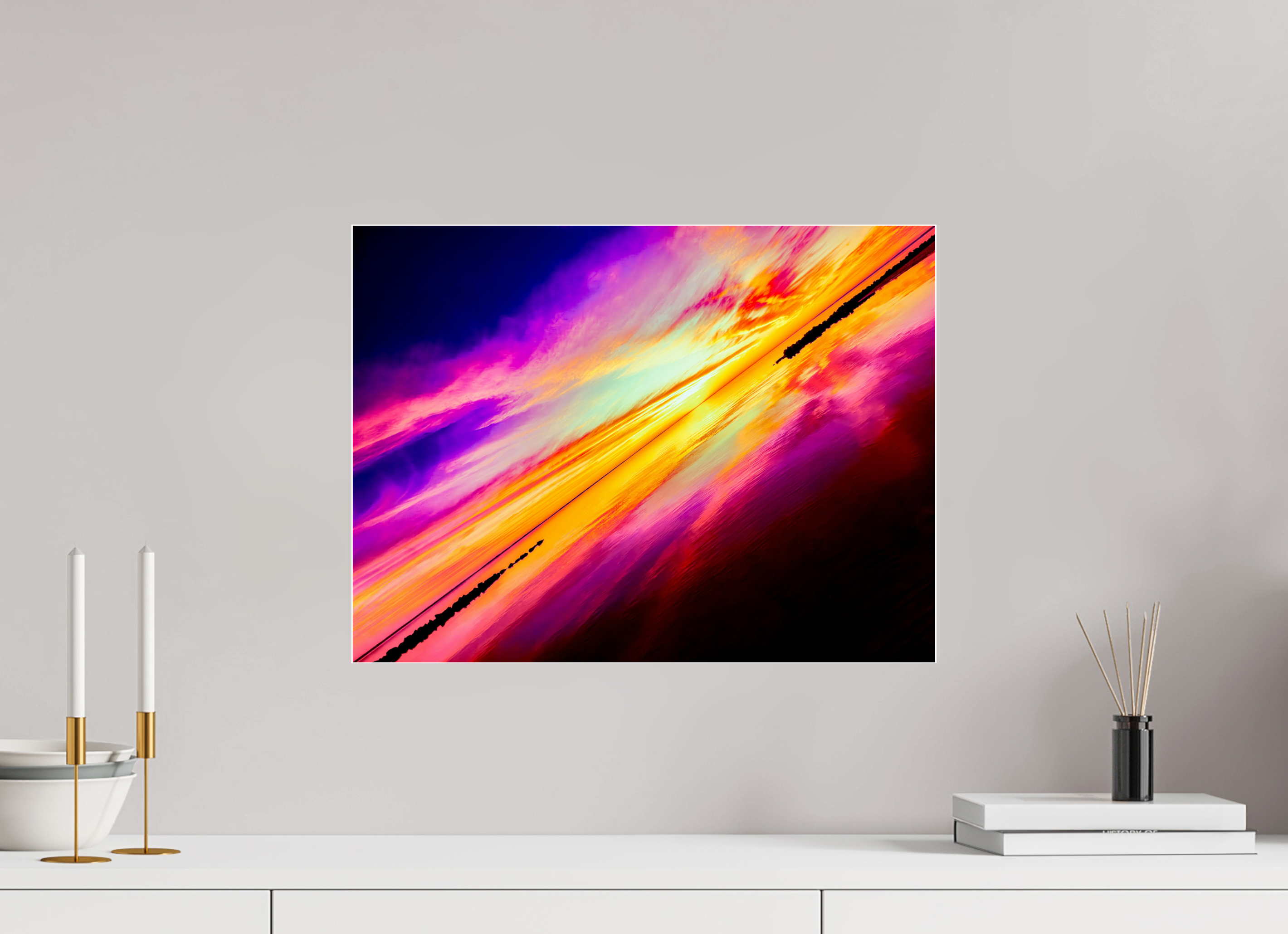 20 x 15″, Acrylic 0,16", glossy Aluminum rails Untitled — Dawn Til Dusk 010